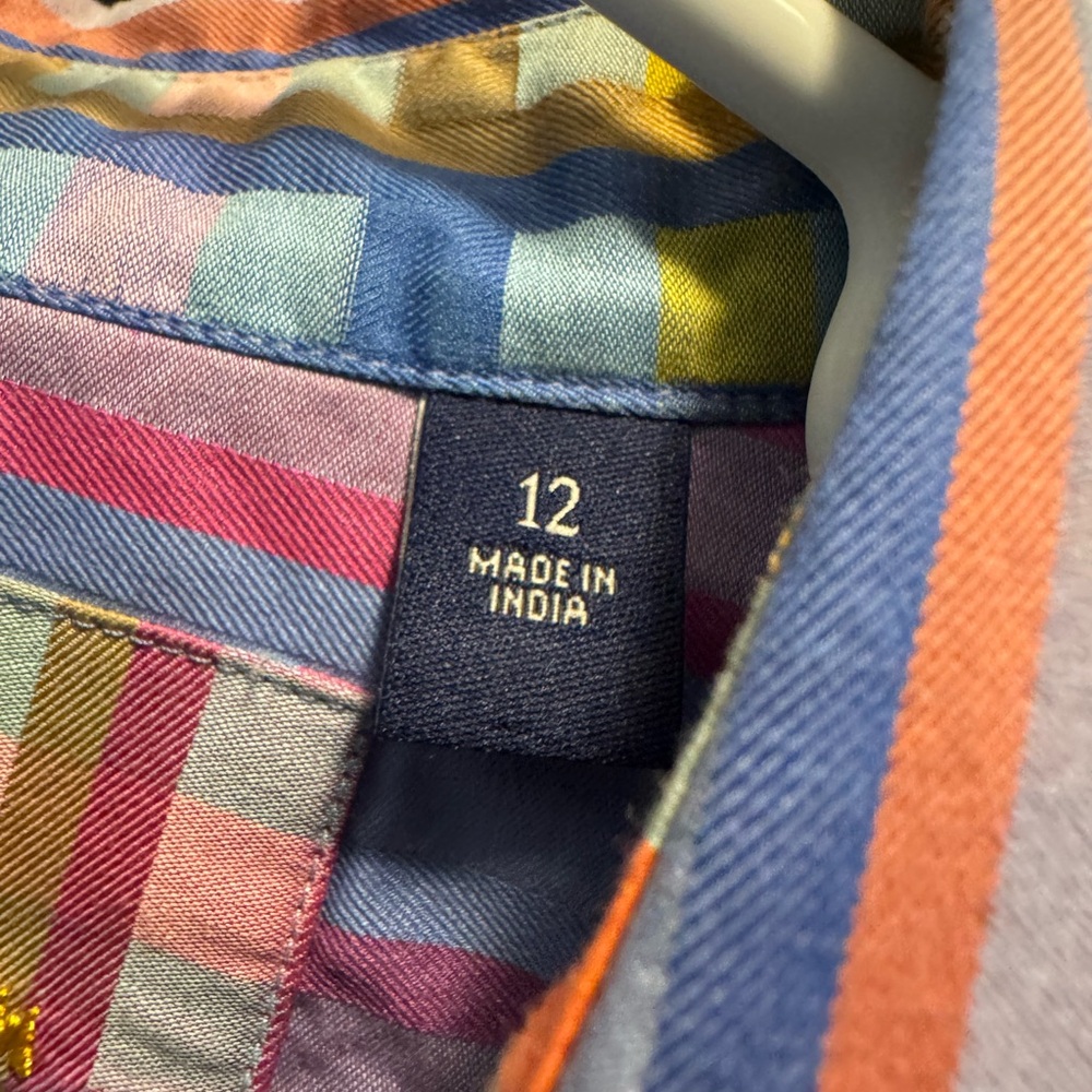ROBERT GRAHAM Women’s Button Down 100% Cotton Shirt Size 12 - Picture 3 of 4